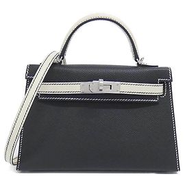Hermès Hermes Mini Kelly2 Epsom Nero
