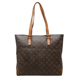 Borsa Cabas Mezzo Monogram Louis Vuitton Marrone