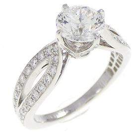 Boucheron Pont de Paris Diamantring Silber Metallisch
