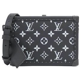 Borsa a tracolla Louis Vuitton Clutch Box Monogram Nero