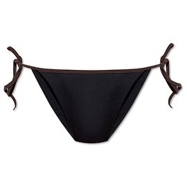 Braga de bikini negra Dsquared2 con estampado Icon Negro