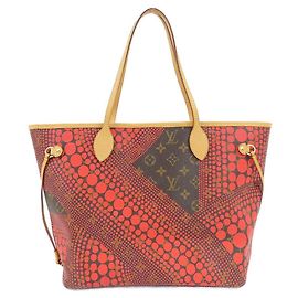 Borsa Tote Louis Vuitton LV x YK Wave Neverfull MM Monogram Marrone