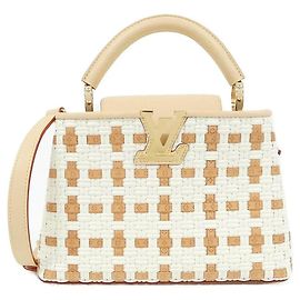mala Louis Vuitton Capucines BB em couro de bezerro Marrom
