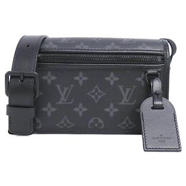Sac à épaule Louis Vuitton Bosphore Wearable Wallet Monogram Eclipse Noir