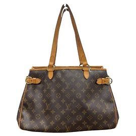 Louis Vuitton Batignolles Horizontal Monogram Tote Bag Brown