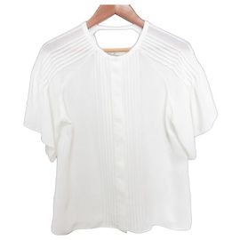 Autre Marque ANAYI Pleated Blouse White White