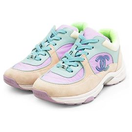 Chanel Suede Sneakers Other Purple