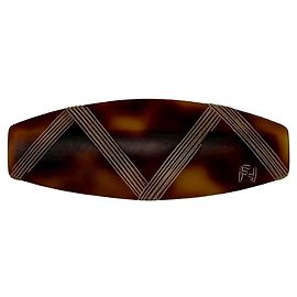 Barrette Fendi Marrom Plástico Marrom