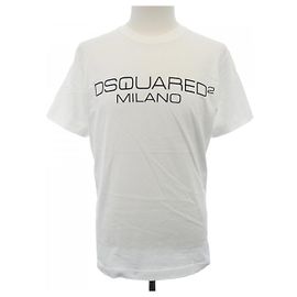 Camiseta de algodón Dsquared2 Blanco