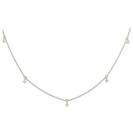 Autre Marque Diamantenhalskette Au750 Pink