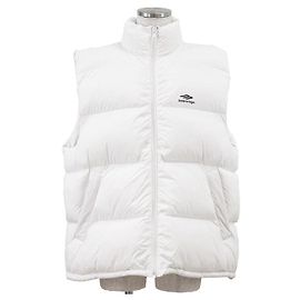Balenciaga Down Vest White Nylon White