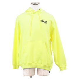 Balenciaga Sweatshirt aus Baumwolle Gelb