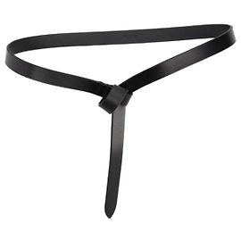 Cintura Isabel Marant in pelle nera Nero
