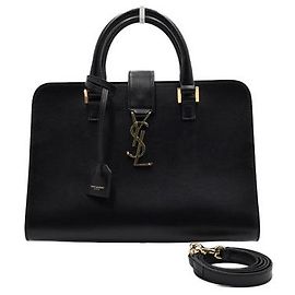 Autre Marque Borsa Cabas Small Monogram con tracolla Nero