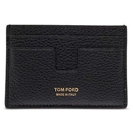 Tom Ford Grain Leather Classic Card Holder Black