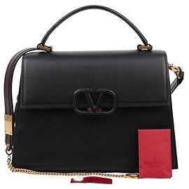 Valentino Sling Tote Shoulder Bag Brown