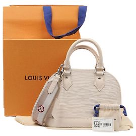 Louis Vuitton mala de ombro Alma BB Marrom