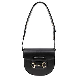 Gucci Borsa a Tracolla Mini Horsebit Nera Nero