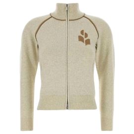 Isabel Marant Cardigan LYCM Hellgrau Camel Braun
