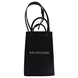 Balenciaga Mini borsa a tracolla per telefono nera Nero