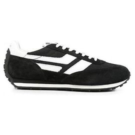Tom Ford Sneakers in mix di camoscio NNP Nero