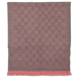 Cachecol Gucci de lã rosa Marrom