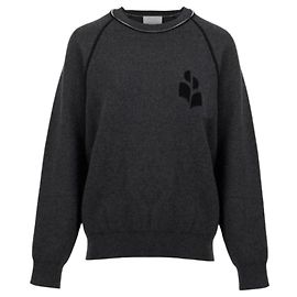 Isabel Marant Pullover Anthrazit Schwarz Braun