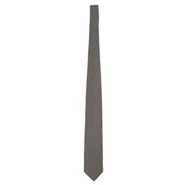 Corbata de seda estampada Tom Ford Verde Negro Verde