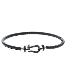 Fred Force 10 Armband mit Anhängern Schwarz Silber