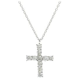 Autre Marque Vendome Aoyama Diamond Necklace Silvery