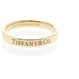 Autre Marque Tiffany Flat Band Ring in Roségold Golden