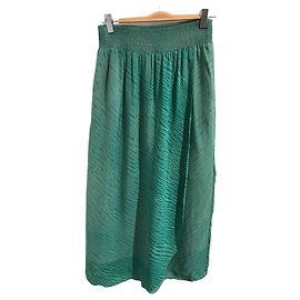 Autre Marque Falda verde con estampados NOUS Talla M Verde