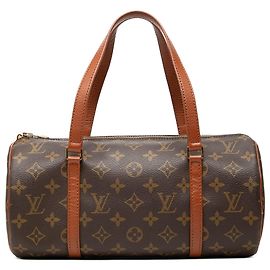 Louis Vuitton Monogram Papillon 30 Handtasche Braun Braun