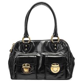 Marc Jacobs Borsa Tote Blake Multi-tasche in Pelle Nera Nero