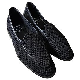 Autre Marque Jacques Solovière Mocasines de malla negra Negro