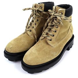 Hermès Botas Curtas Hermes Mouton Bege