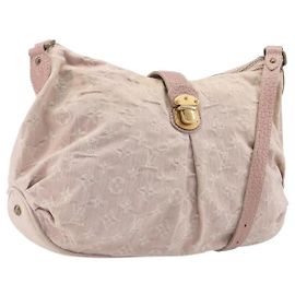 LOUIS VUITTON Monogram Denim Slytree Shoulder Bag Pink M95833 LV Autre