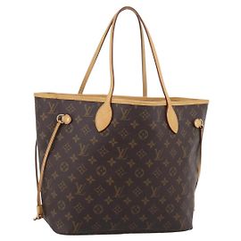 LOUIS VUITTON Monogram Neverfull MM Tote Bag M40156 LV Altro