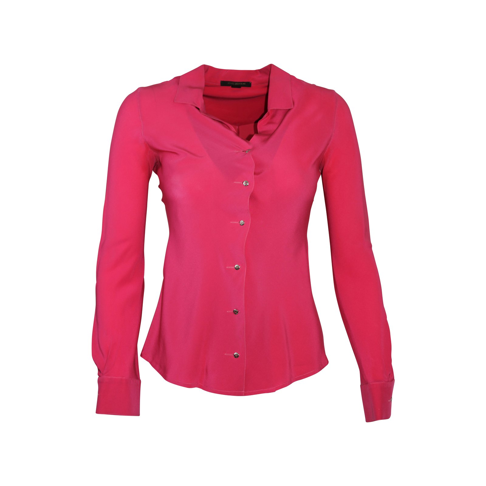 Louis Vuitton Tops Pink Silk ref.5121 - Joli Closet