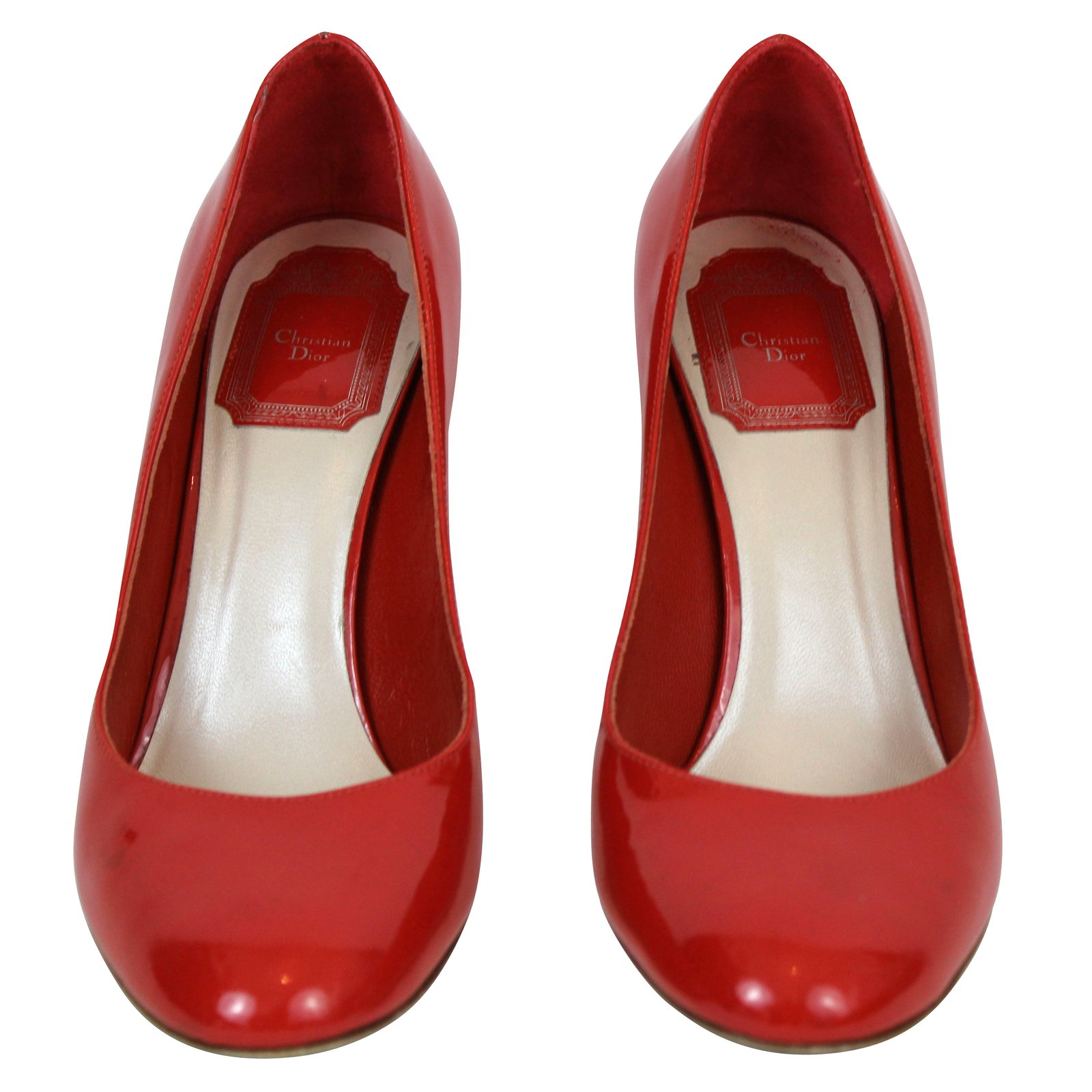 Christian Dior Heels Red Leather ref.5190 - Joli Closet