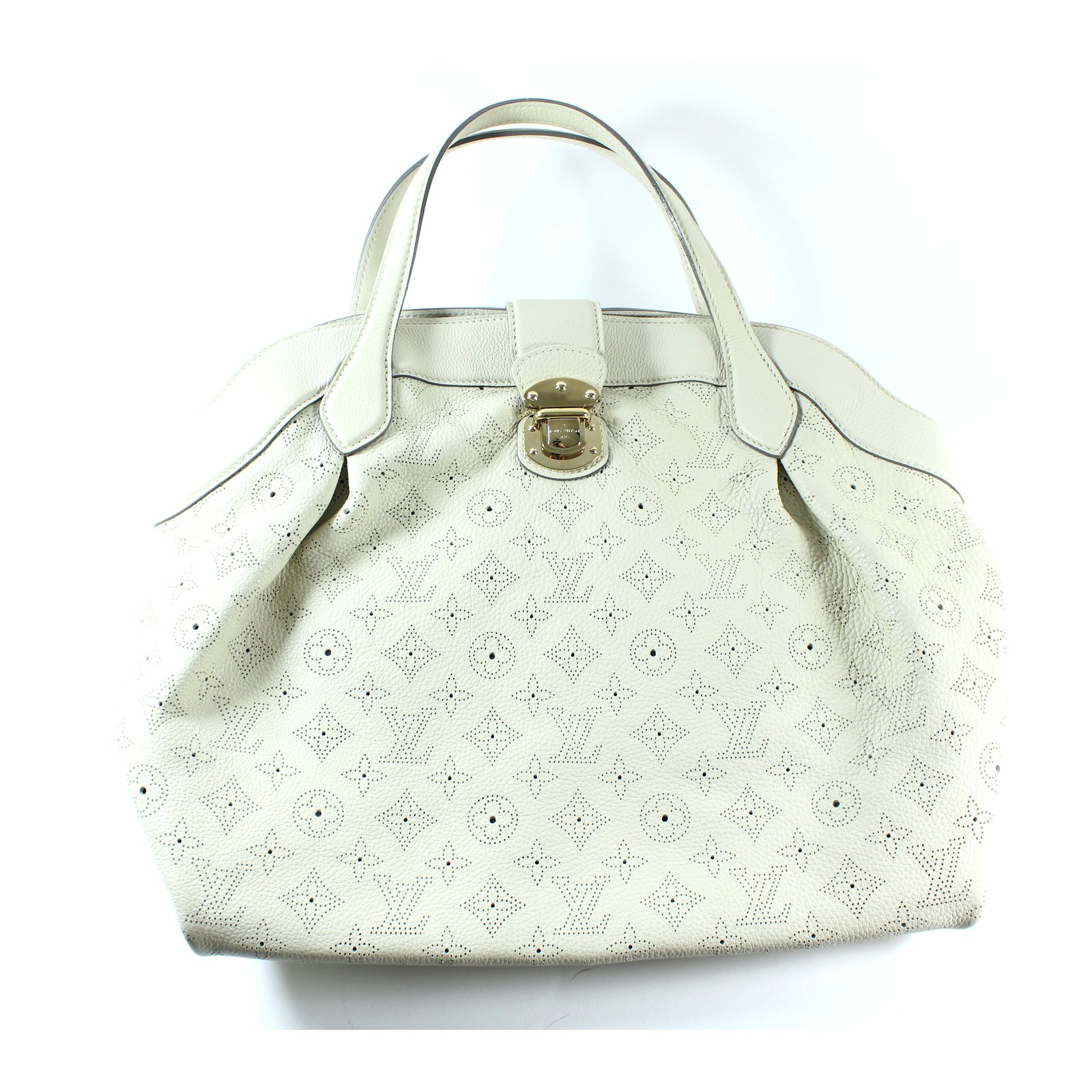 Cirrus Louis Vuitton Handbags Cream Leather ref.5314 - Joli Closet