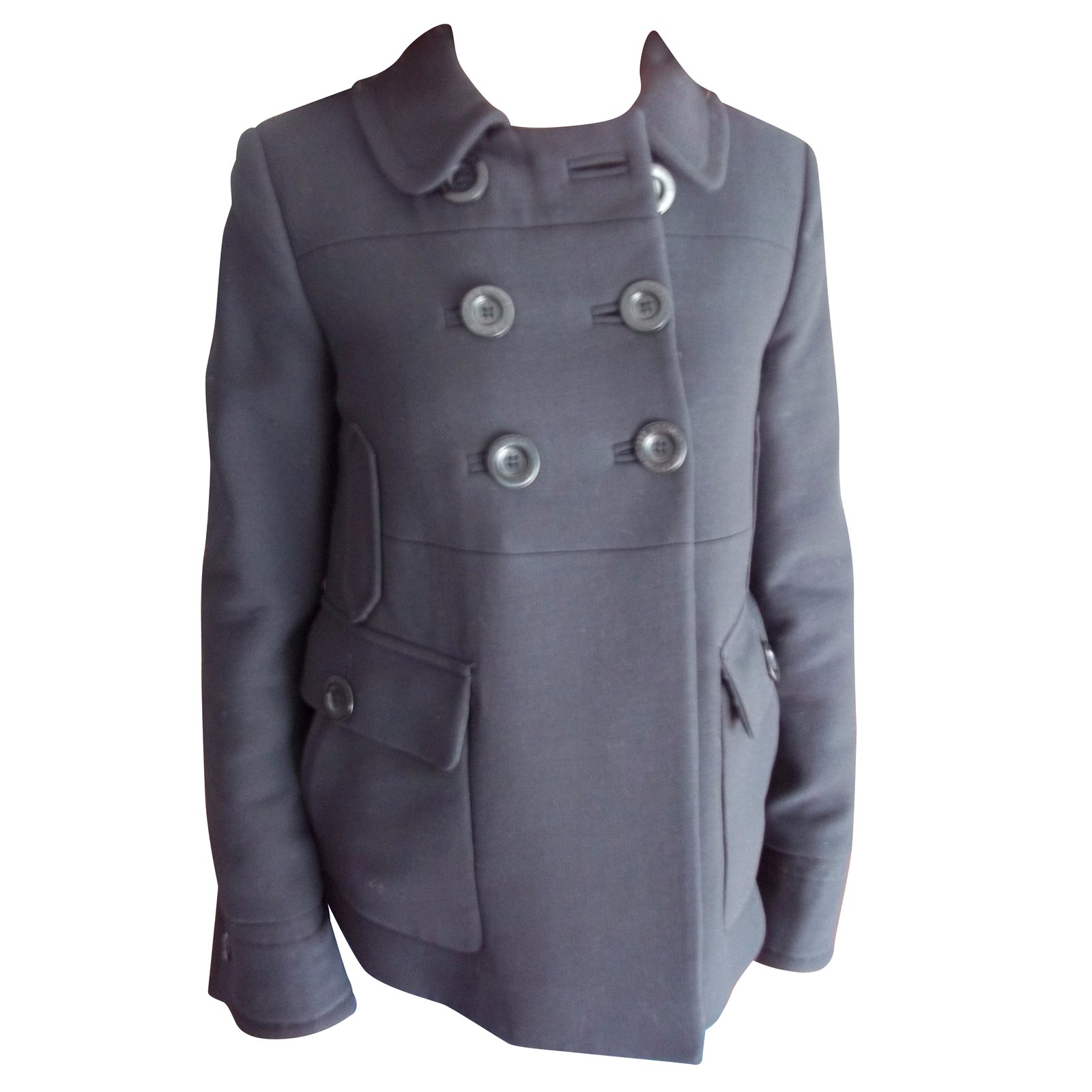 See by Chloé Coats, Outerwear Black Wool ref.5870 - Joli Closet