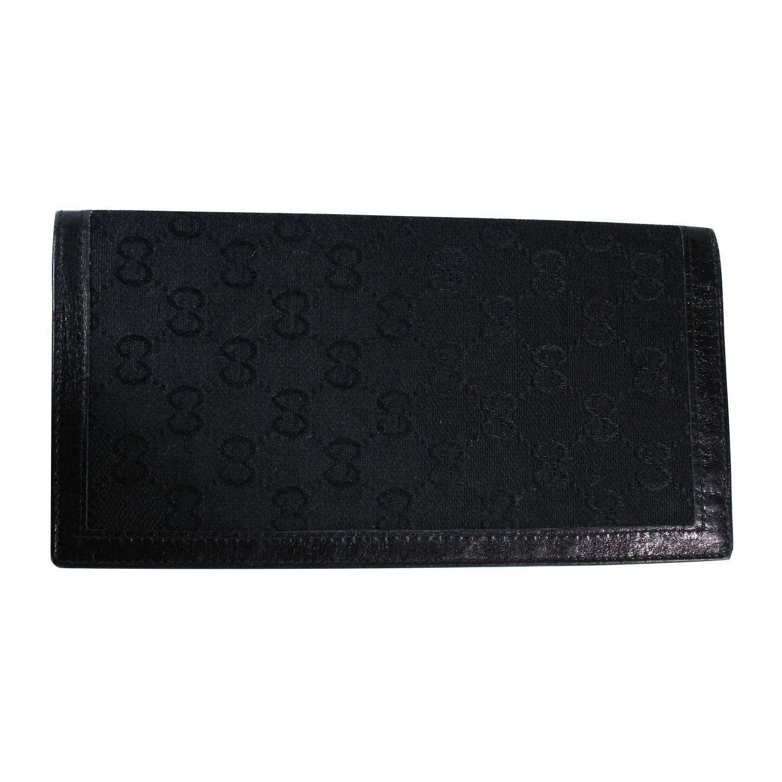 gucci fabric wallet