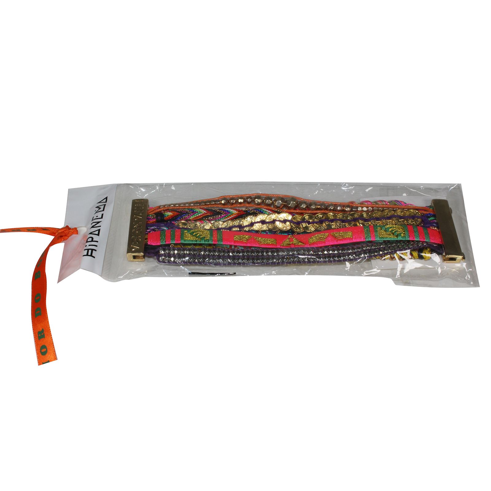 Bracelet Manchette Hipanema Rouge Et Beige - Taille M - Neuf Avec étiquettes - Valeur 90€