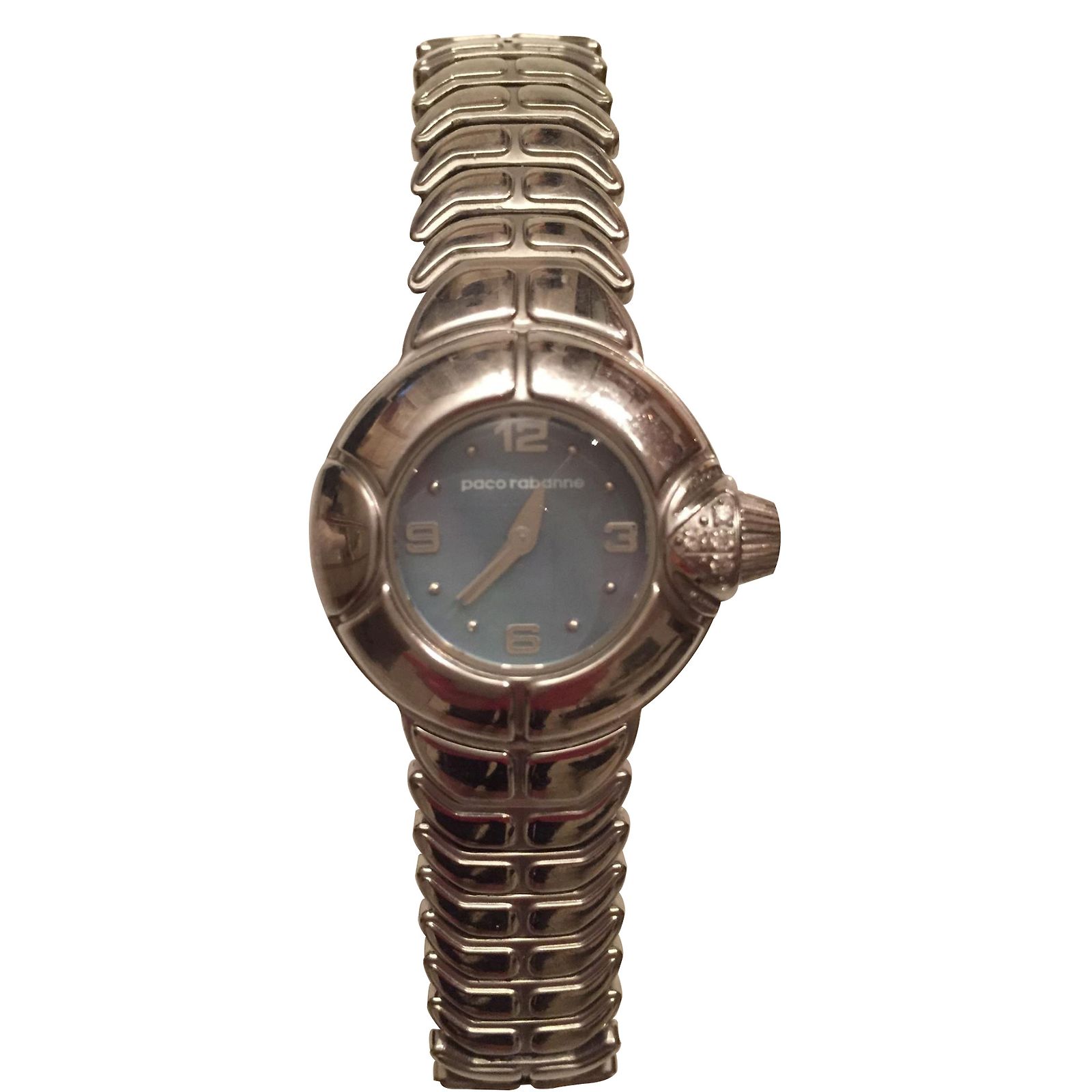 Paco Rabanne Fine watches Silvery Steel ref.7718 - Joli Closet