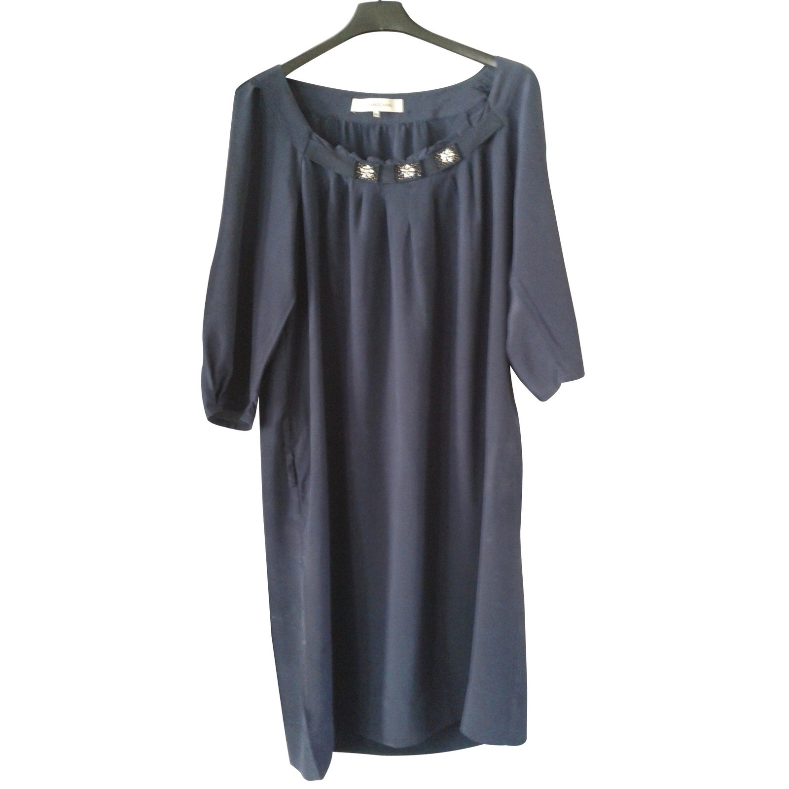 Gerard Darel Dresses Blue Silk ref.8600 - Joli Closet