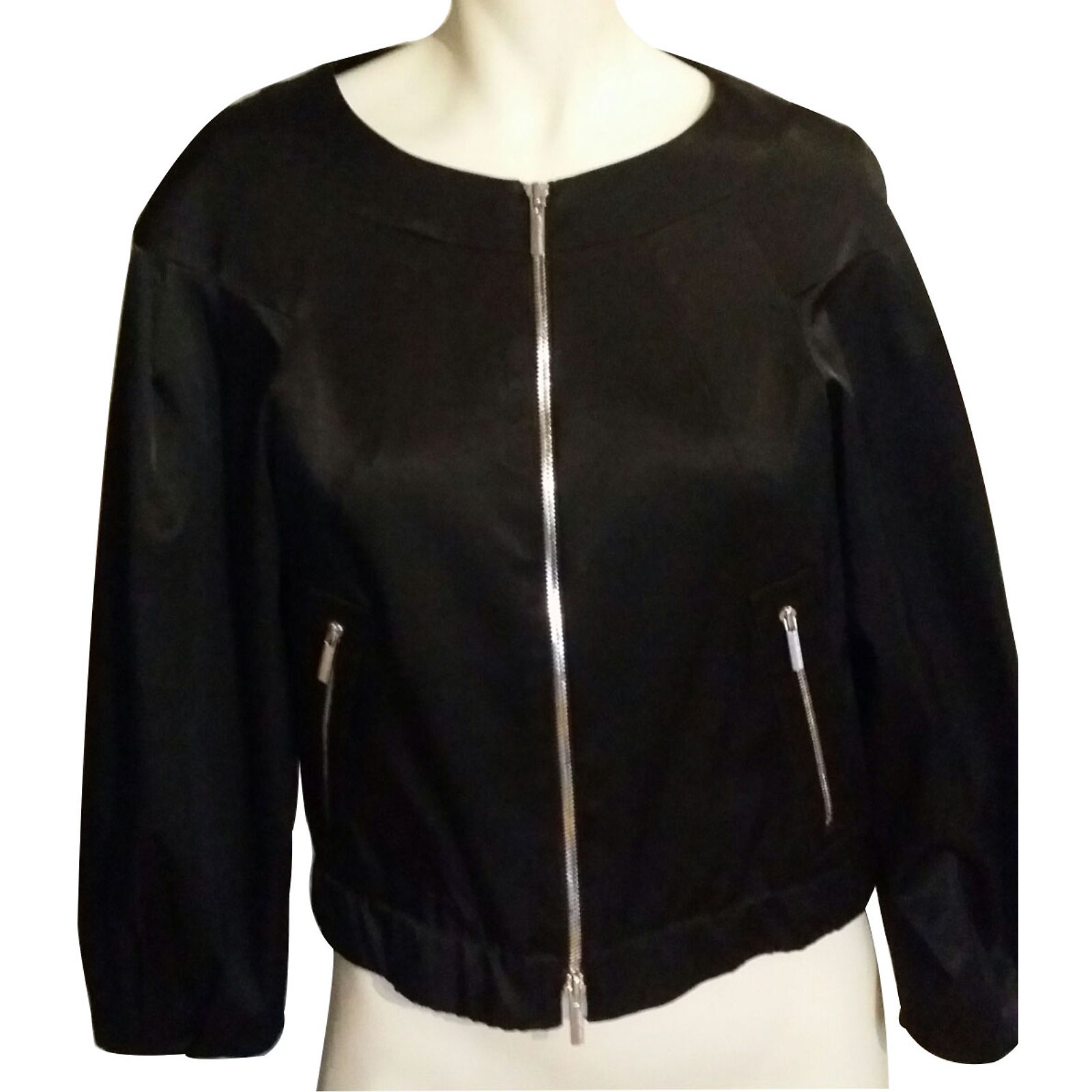 Veste Karen Millen En Coton Corail - Taille 10, Occasion En Très Bon état, Parfaite Pour Un Look Casual Chic