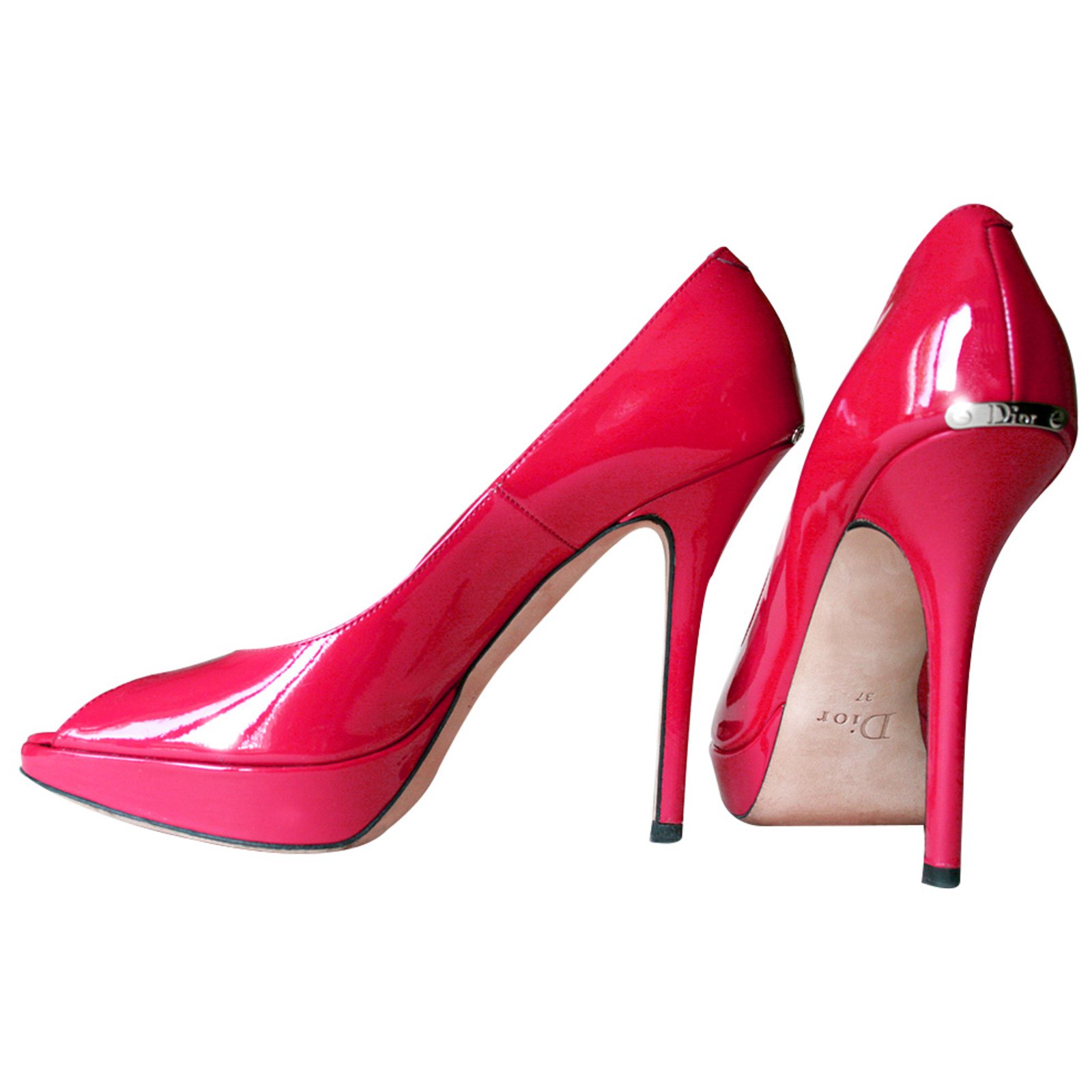 Dior Heels Red Patent leather ref.9382 - Joli Closet