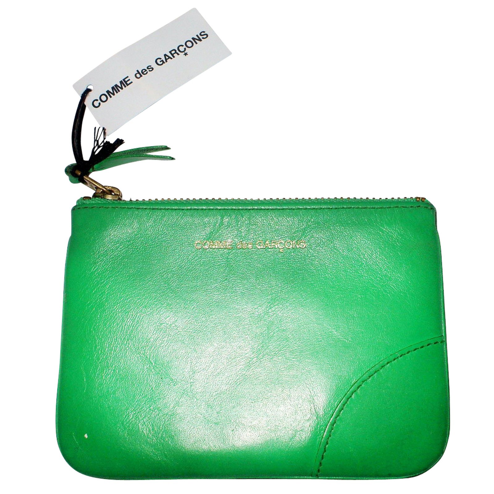Hover formel Allergi Comme Des Garcons Wallets Small accessories Green Leather ref.10048 - Joli  Closet