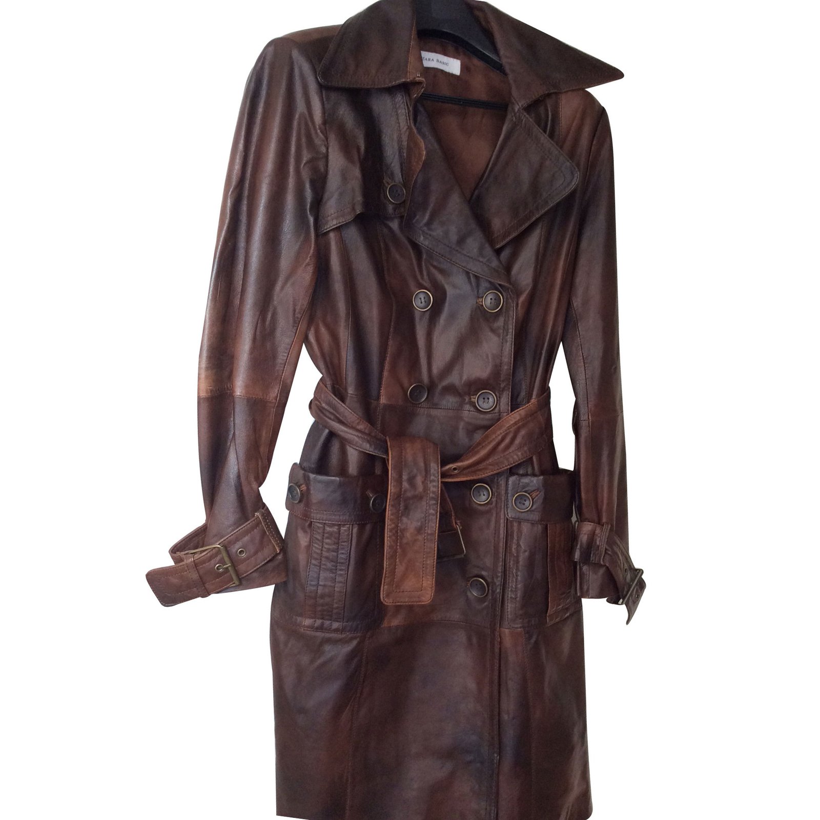 leather trench coat zara